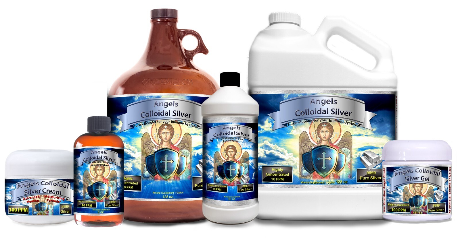 Colloidal Silver Gel 4 oz Angels Lab 100 ppm