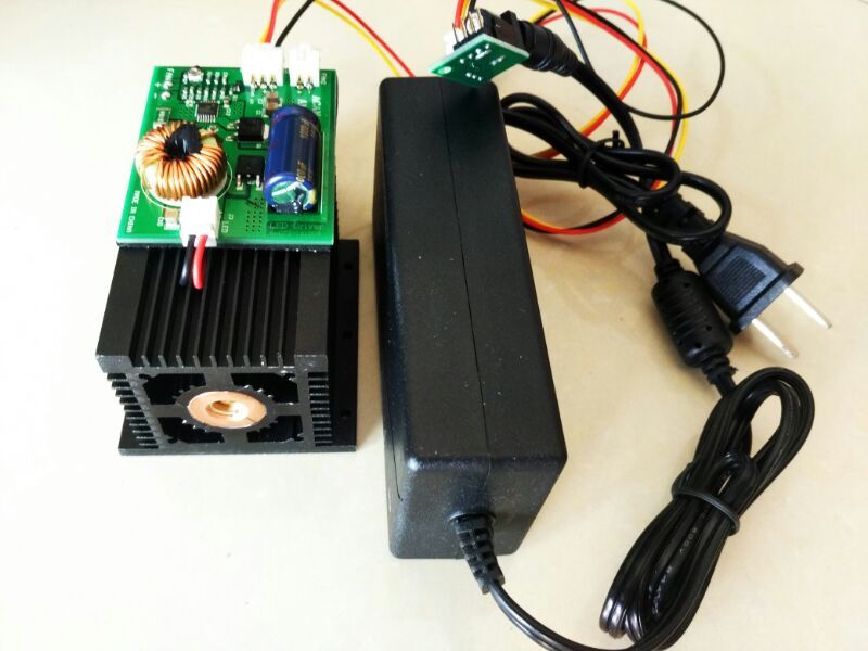 450nm 12W Laser Module Head Pulse Laser for DIY Laser Engraving Cutting Machine