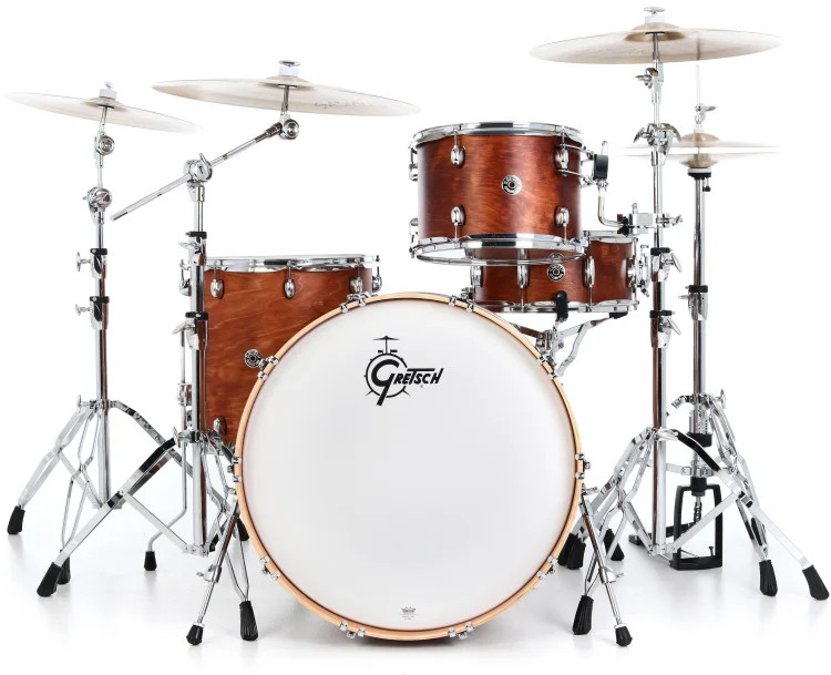 Gretsch Drums Catalina Club 4-piece Shell Pack - Satin Walnut Glaze