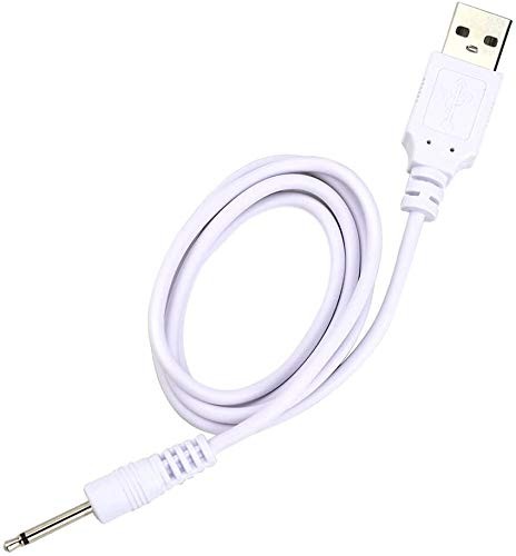 2 Pack Wand Charger Replacement DC Charging Cable Set 3.3 feet, White