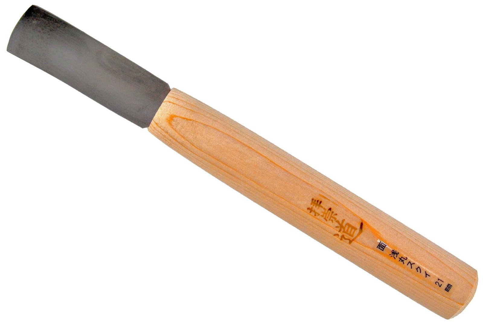 Michihamono Short Bent Shallow U Gouge 21mm Chisel Japanese Wood Carving Tool