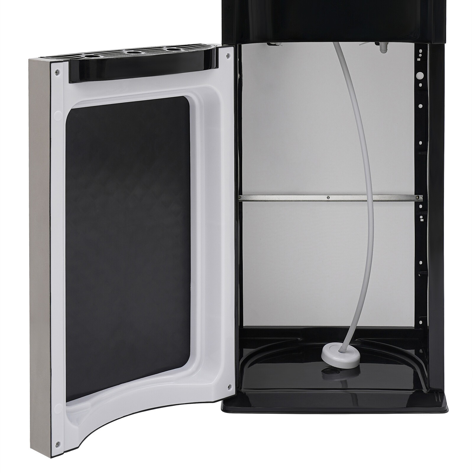 Bottom Loading Water Cooler Water Dispenser 3 Temperature Settings Silver Grey
