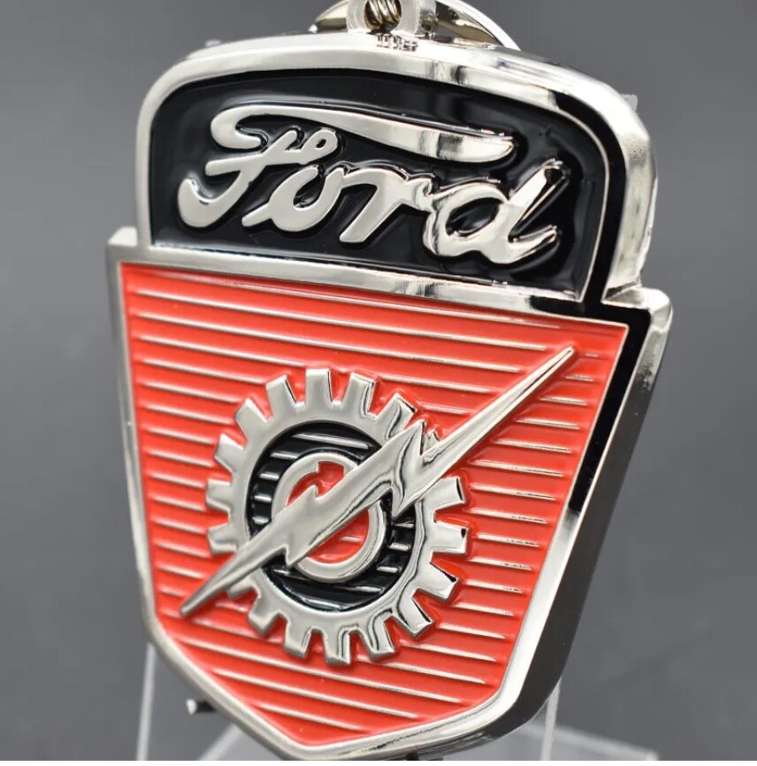 Ford F-100 Hood emblem keychain for 53-56