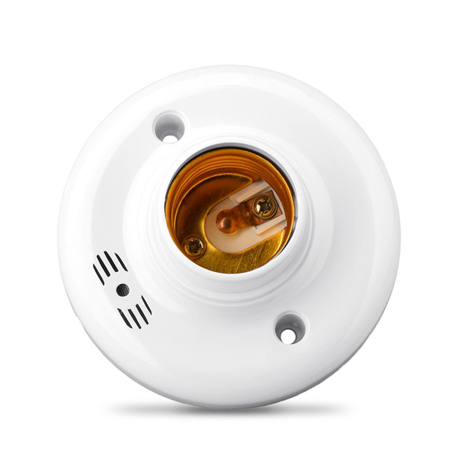 E27 Sensor Base Lamp Holder Light Bulb Switch Adapter Night Thread Voice Control