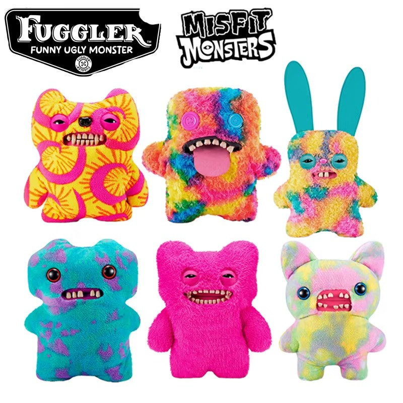 Original Fuggler Ugly Teeth Monsters Plush Toys Bigg Fugg Pillows Pleuche Doll