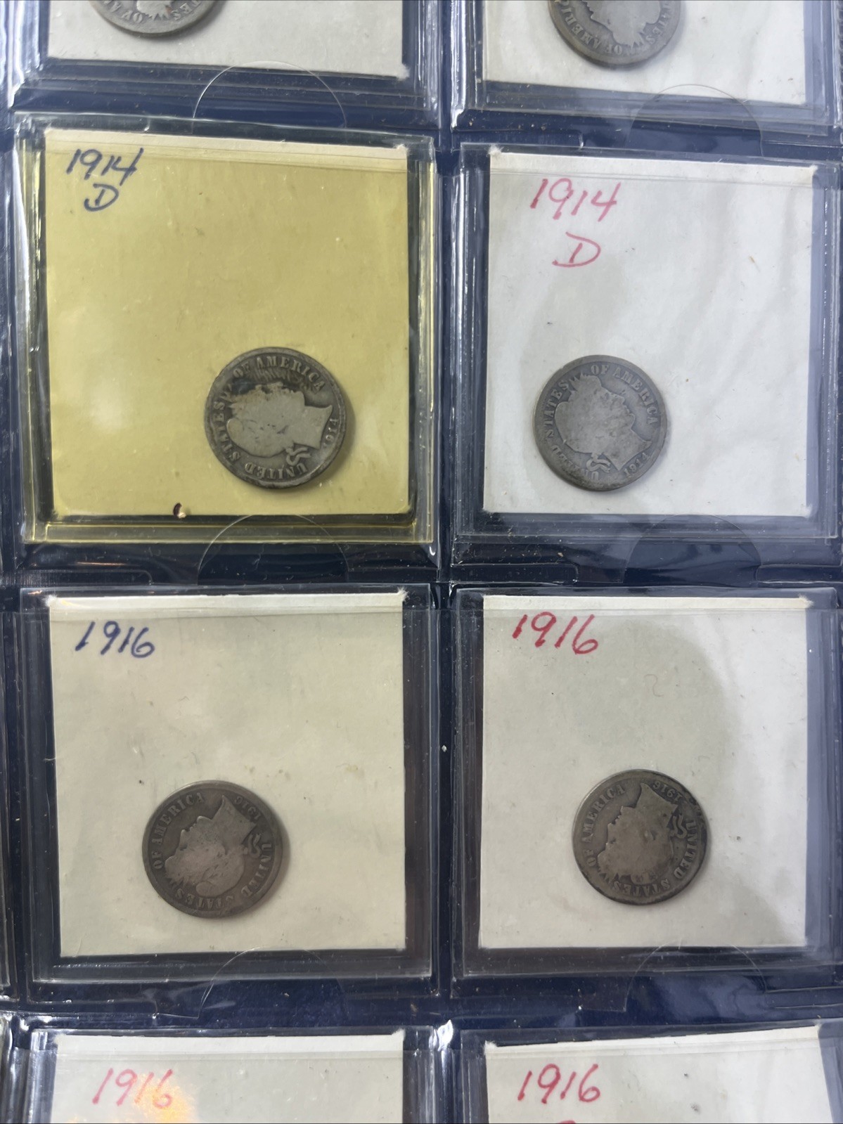 20 Barber Dimes - Lot F 110