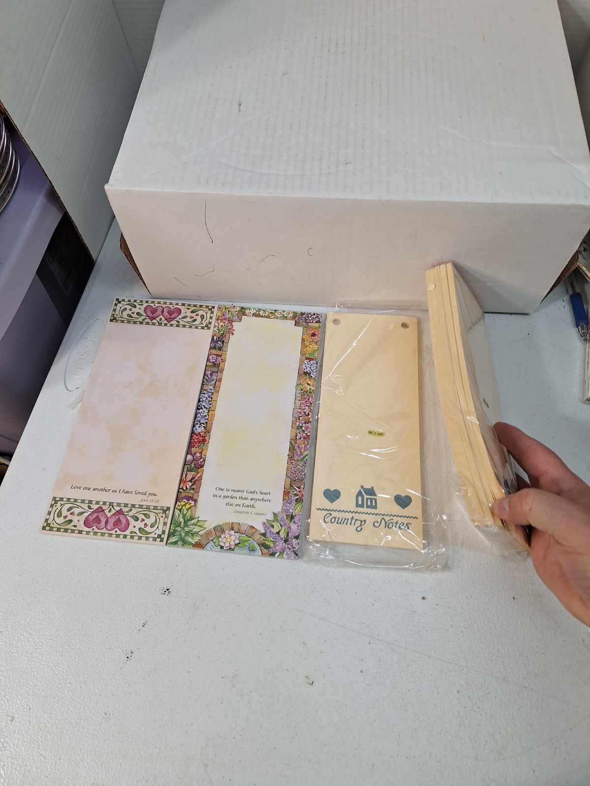 NOS Vtg Country Cottage Core Note Pads
