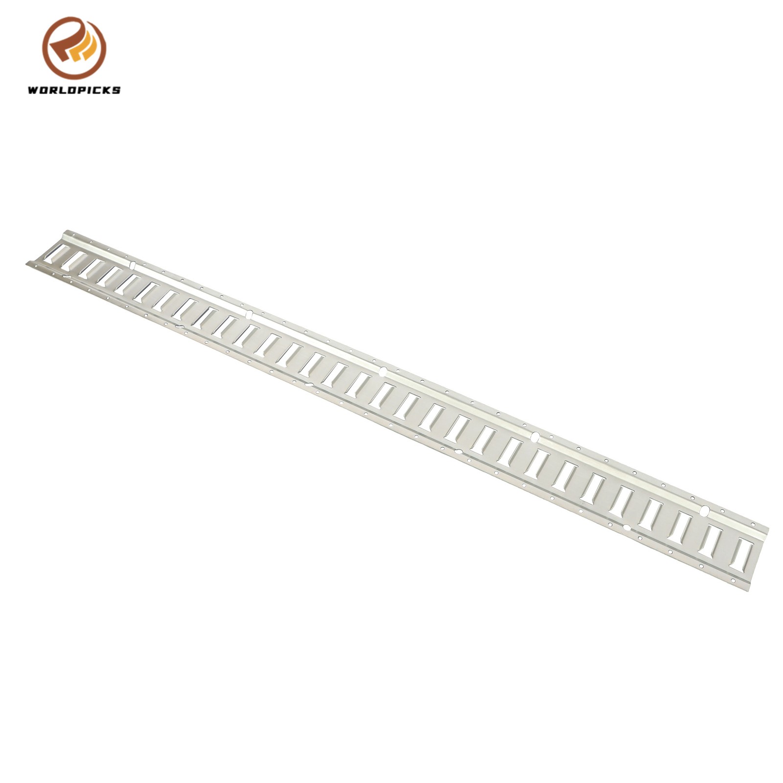 4 Piece 5' Galvanized E Track Rail Set Silver Finish Fit For Trailers Trucks