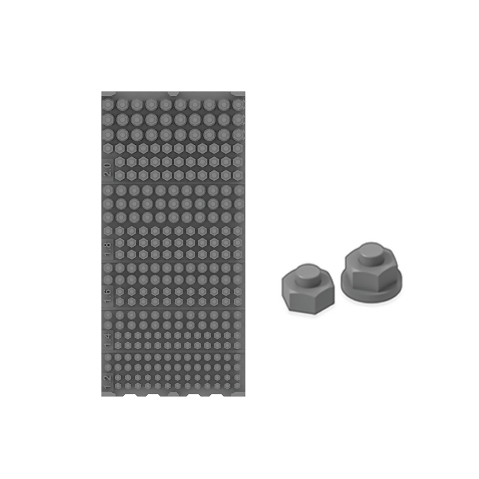 0.6-1.0MM/1.2-2.0MM Universal Screw Rivet Set For Model Kit Detail Enhancement