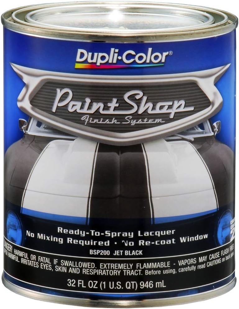 Jet Black Car Paint - High-Gloss Finish System\\