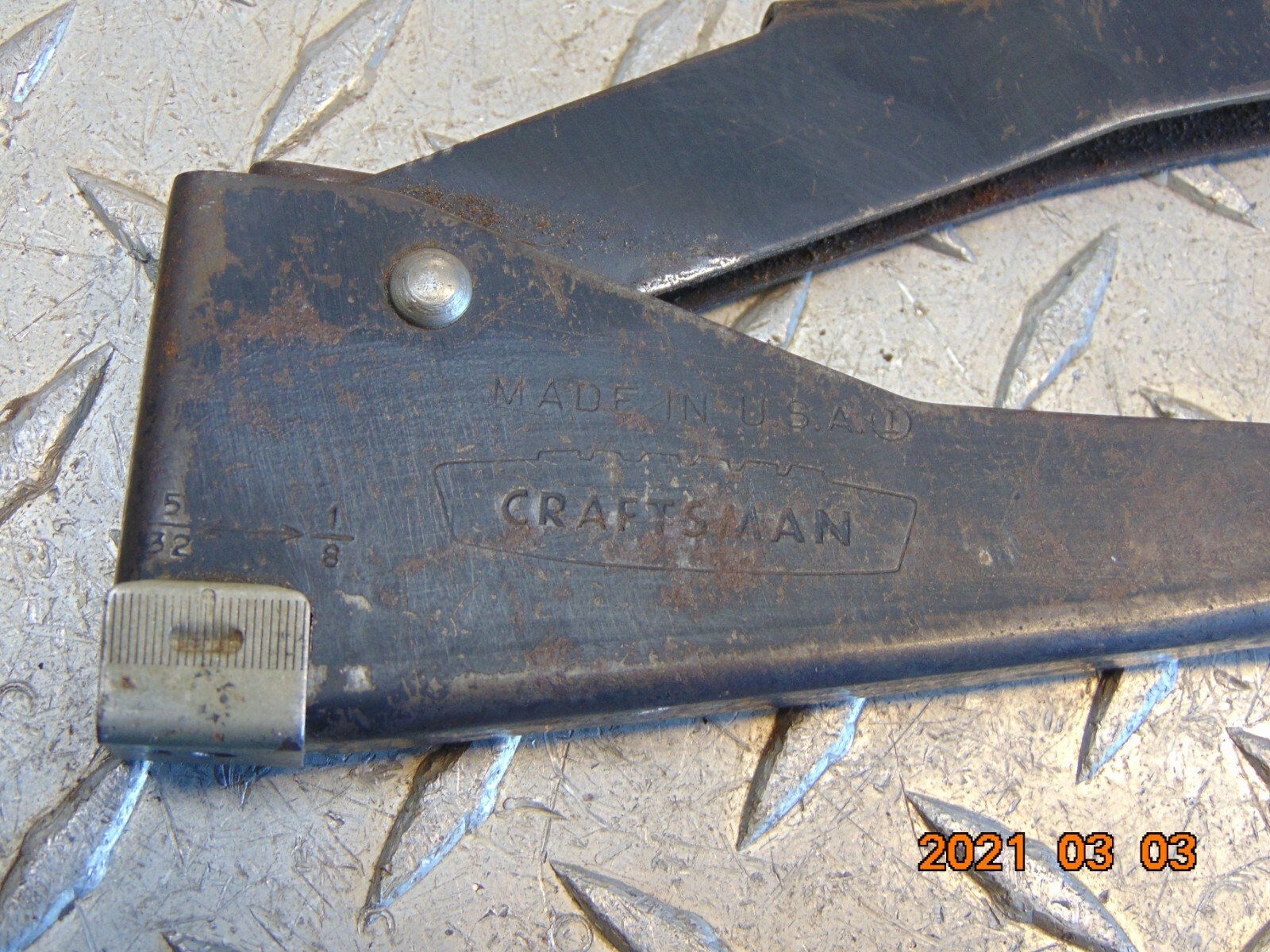 CRAFTSMAN 1/8"-5/32" RIVET SETTING TOOL RIVETER
