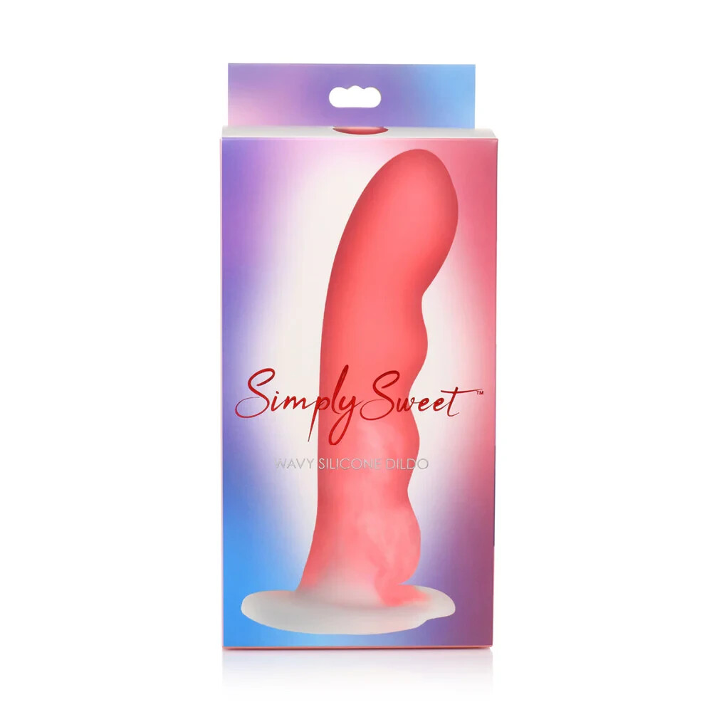 Silicone Dildo Strap-on Compatible Suction Cup Base Beaded Thick Shaft Cock