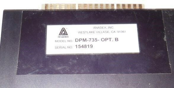 Anadex ~ Instrument Panel ~ MODEL DPM-735-OPT. B ~ DPM735OPTB ~ NO BOX