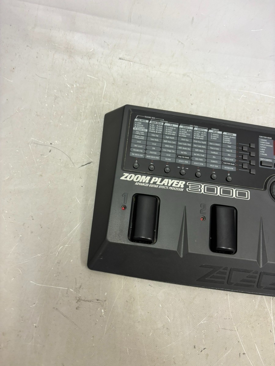 ZOOM PLAYER 3000 Guitar Multi Effects Processor Pedal Vintage from Japan