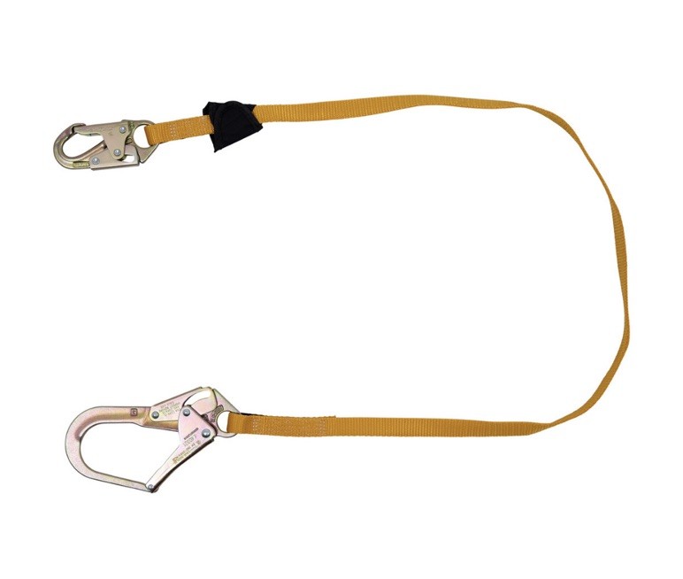Werner C111206 Positioning Lanyard  6 Ft Snap Hook With Rebar Hook / Sealed Pack