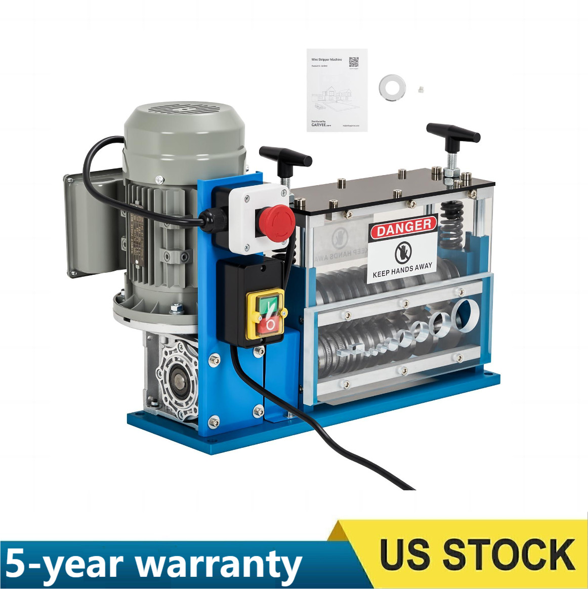 Automatic Scrap Cable Stripper Electric Wire Stripping Machine Copper Recycling