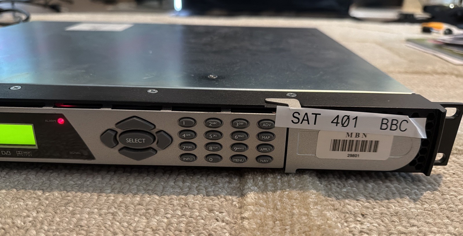 Cisco D9854-I Advanced Program Receiver DVB-S/S2 SDI HD-SDI Powers On Untested