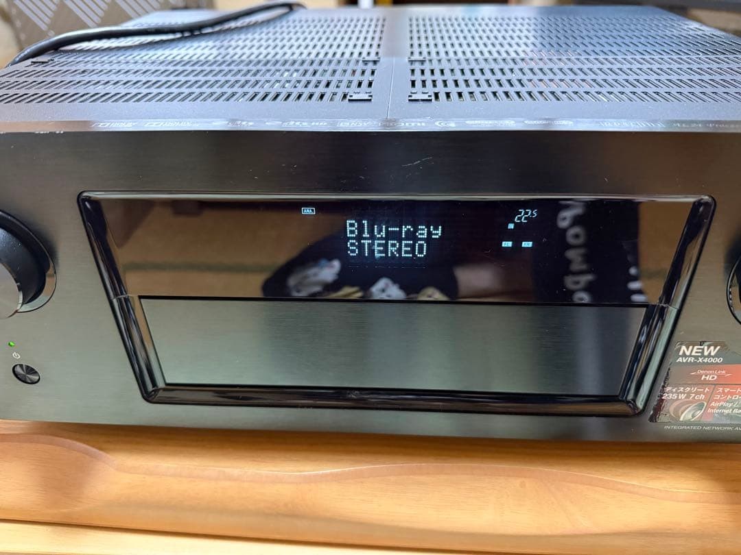 Denon AVR-X4000 7.2ch AV Receiver Black Japan Power On Tested Junk For Parts