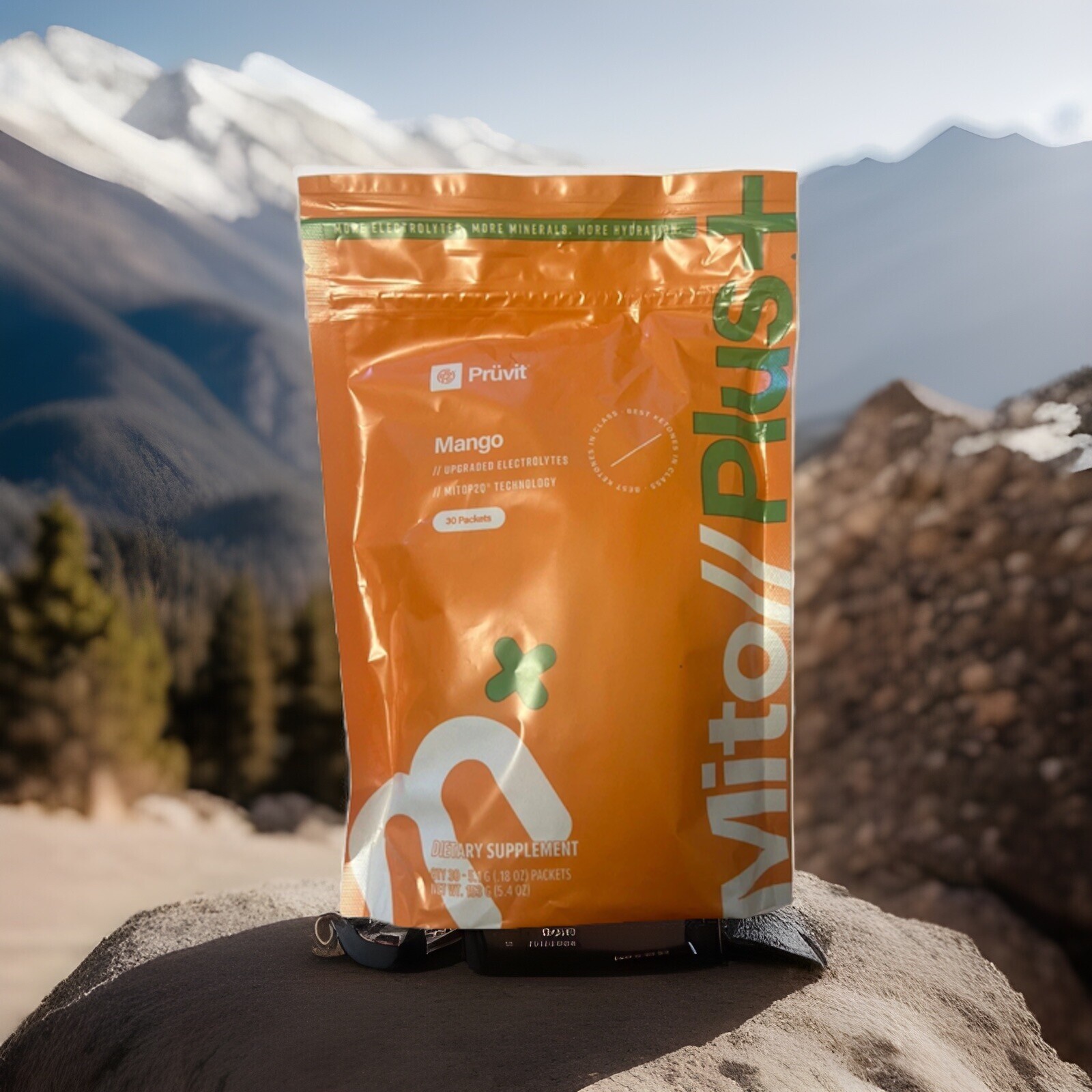 Pruvit MITO PLUS Electrolytes Mango NEW 30 Pack.