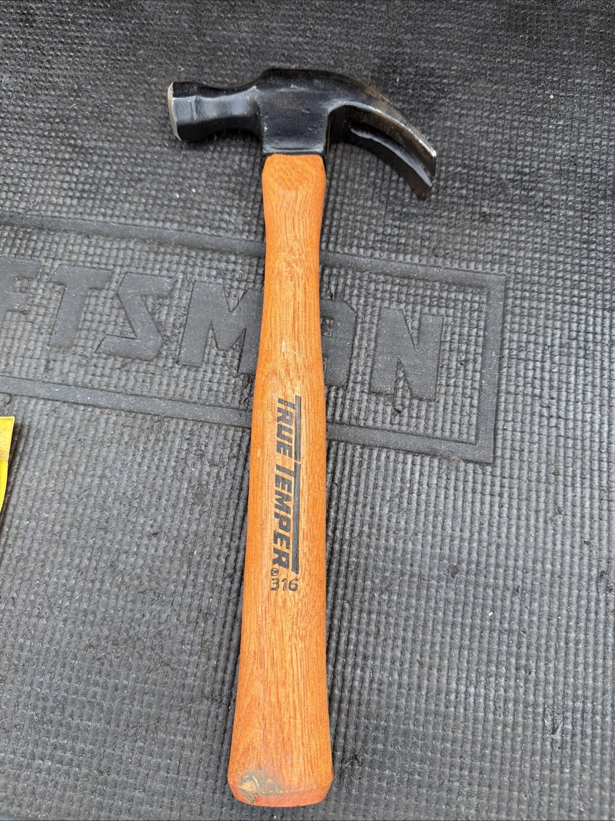 VINTAGE TRUE TEMPER JIM DANDY 316 16OZ. CURVED CLAW HAMMER USA NOS Black Head