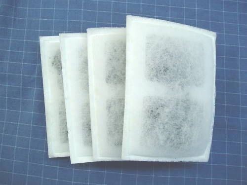 4 pk fits "Old Style" TOP FIN 20 30 40 60 75 Ginger filter cartridges, PRE-FILLE