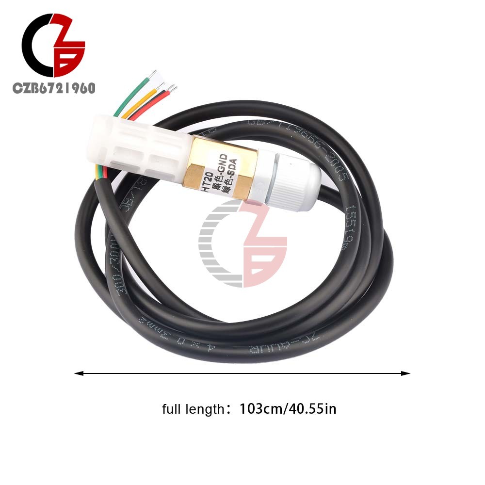 SHT20 PE Waterproof Temperature and Humidity Sensor Module Probe