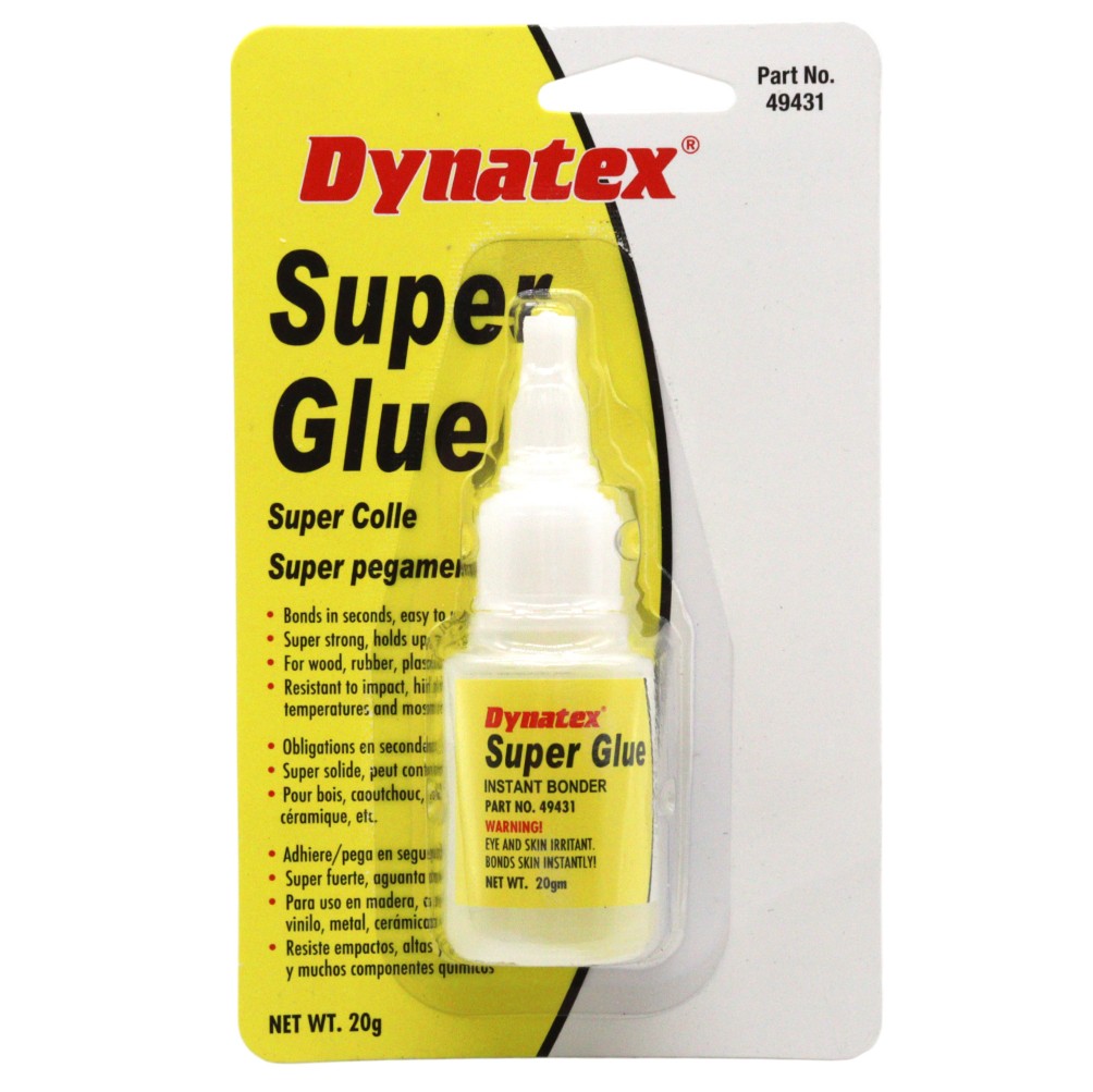 Dynatex 0.7 oz Super Glue - Instant Clear 5000 PSI (Single)