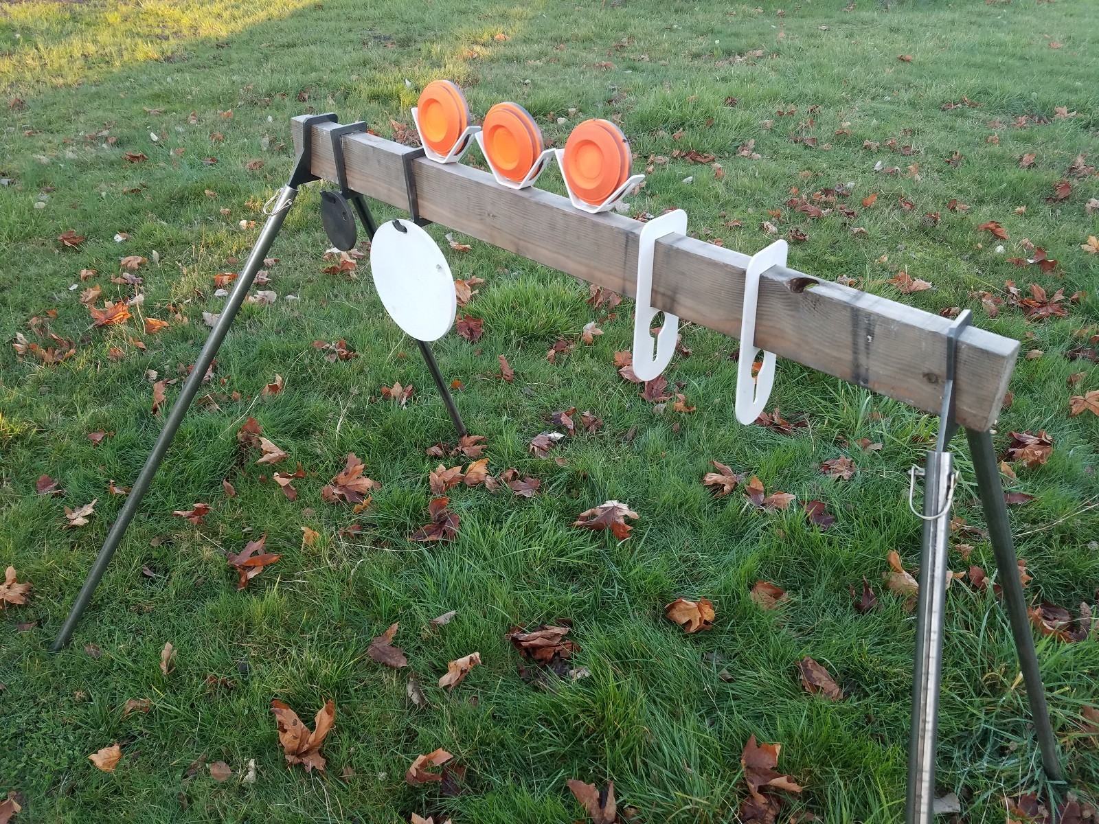 Gun Target Stand 2X4 Brackets for pipe