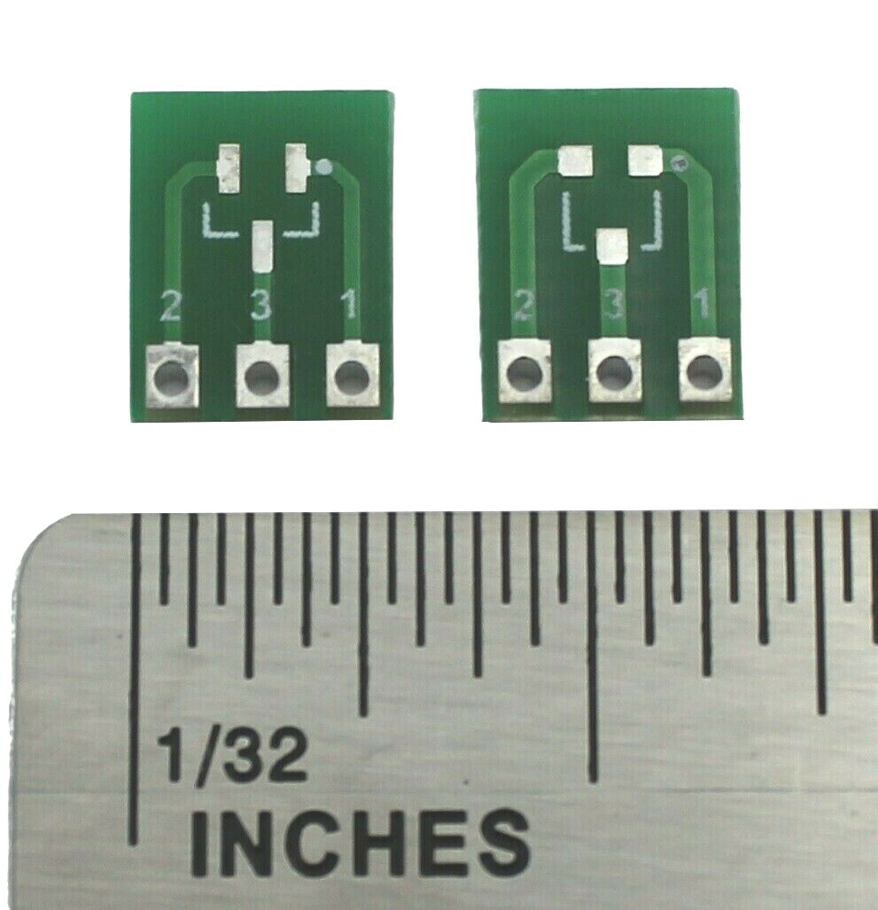 10Pcs SOT23 SOT23-3 to DIP3 SMD Adapter PCB DIY Conveter Board