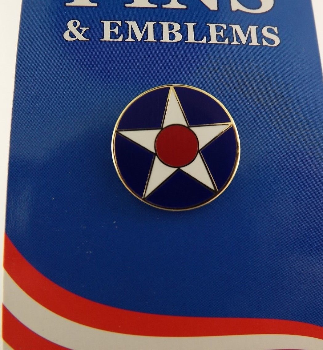 FREE SHIP Lapel Pin United States Air Force Rondell AAF Enamel 1"