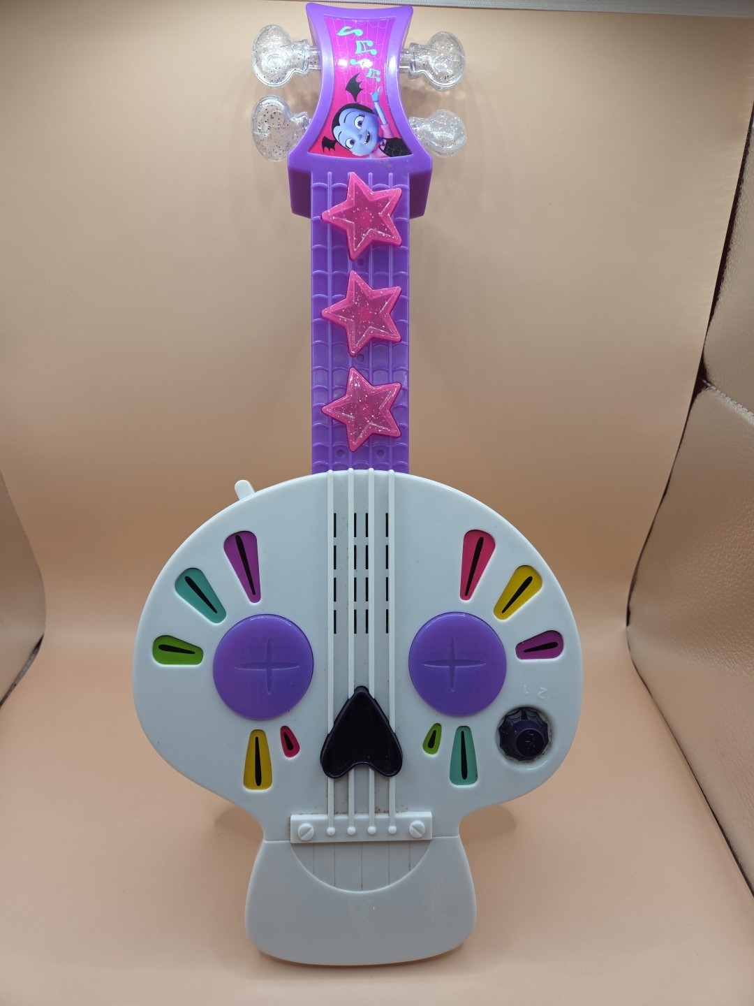 Disney Junior Vampirina Spooktastic Spookylele Guitar Lights & Sounds Songs Toy