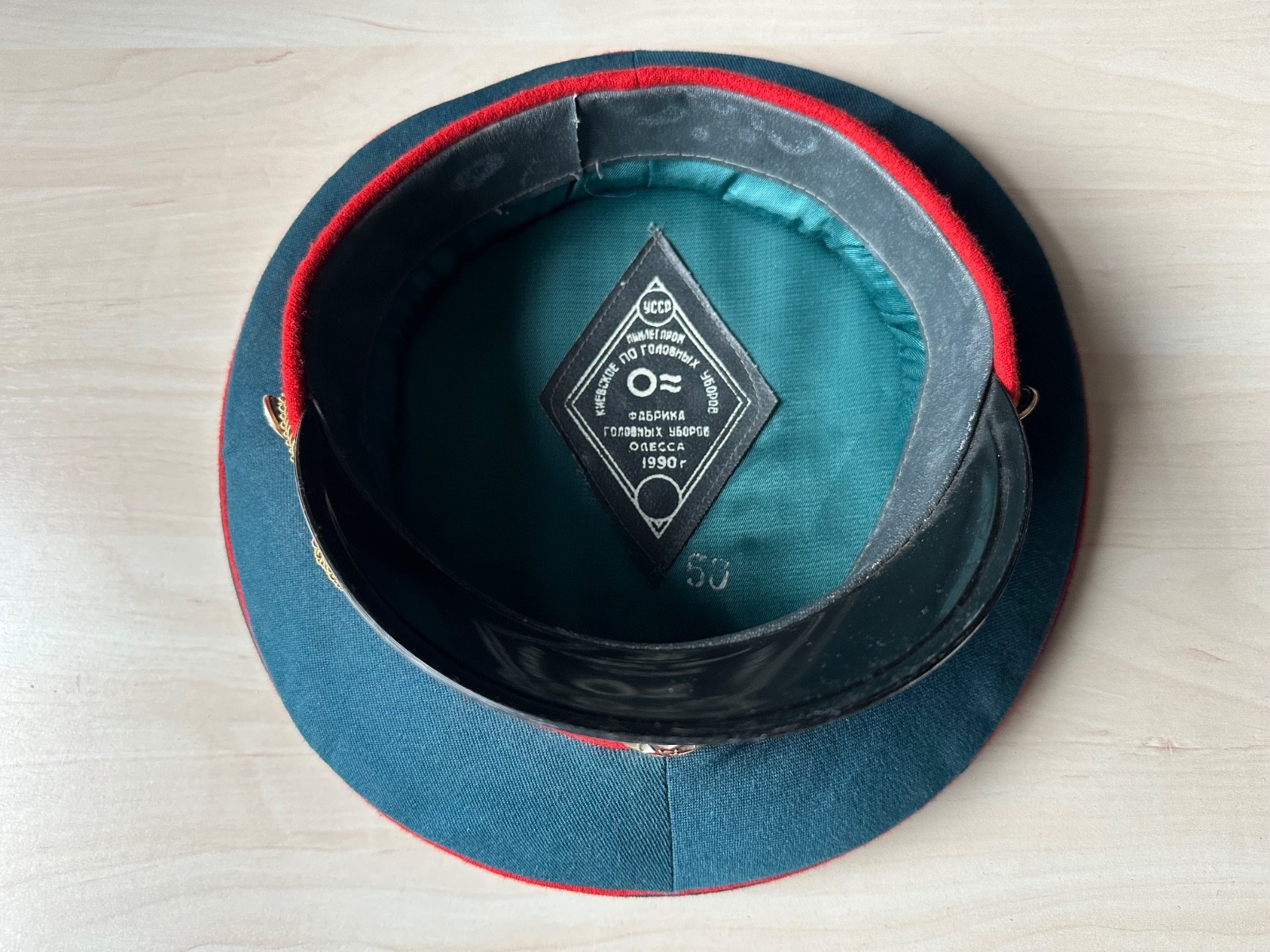 Three Soviet Visor Hats