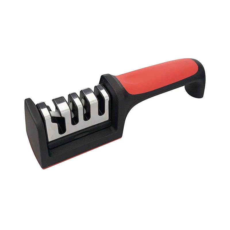 Kitchen 3/4-Segment Knife Sharpener Household Multi-Functional Hand-Held 3/4-Pur