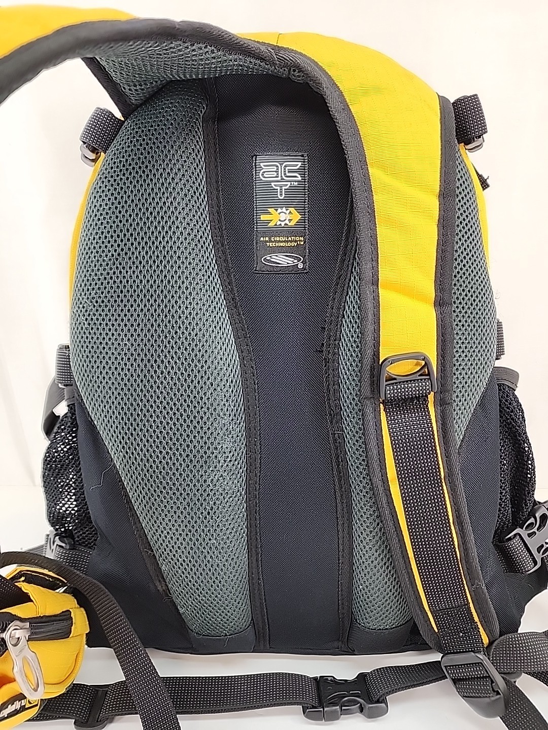 Rudy Project Yellow & Black Backpack Bag Hiking Adjustable Padded Straps