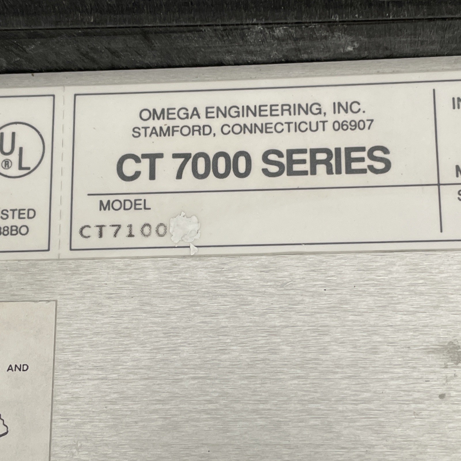Omega Engineering CT7100 Chart Recorder Used