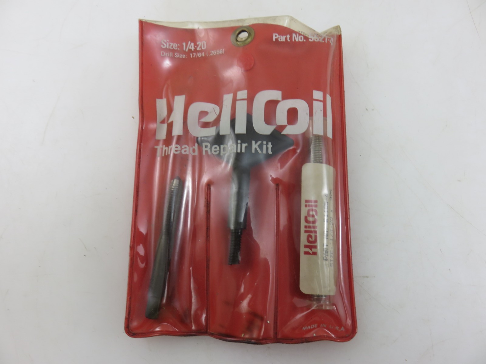 HeliCoil 5521-4 Thread Repair Kit Size 1/4-20 Made In USA