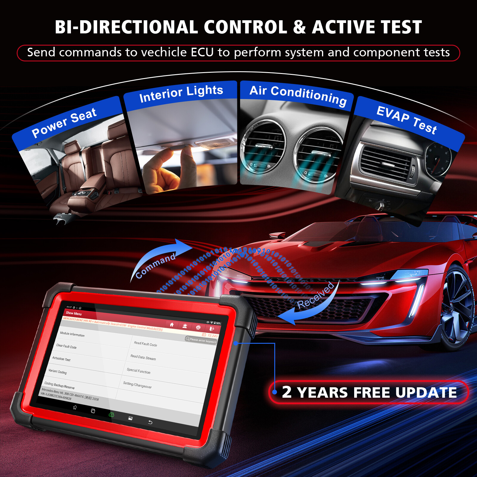 2026 LAUNCH X431 IMMO ELITE PRO5 Car Diagnostic Tools K-ey Programming Scanner