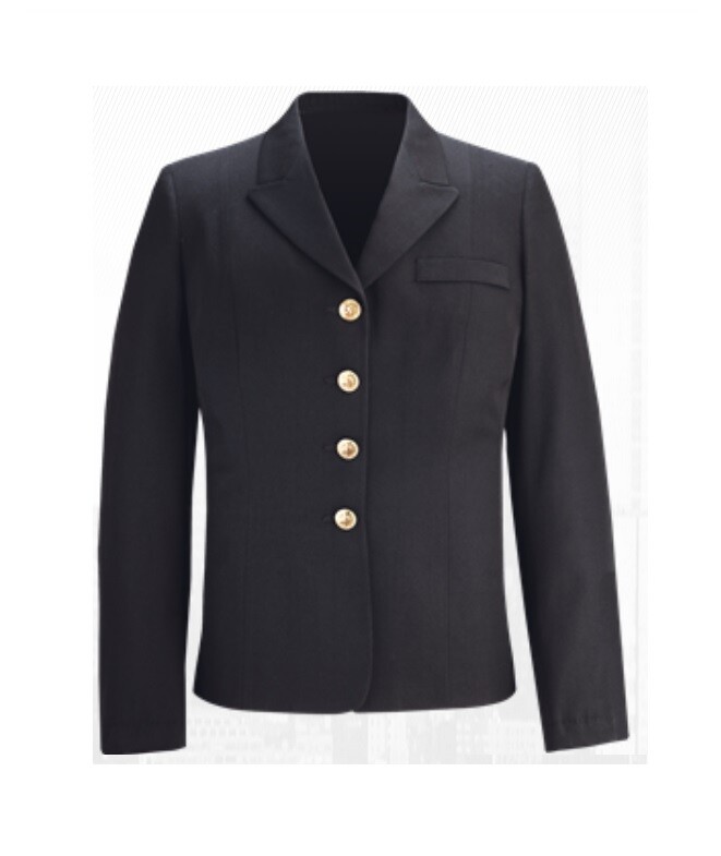 FLYING CROSS 4800SDC WOMEN'S SIZE 12 REG MISSES DRESS COAT SINGLE BREASTED BLACK