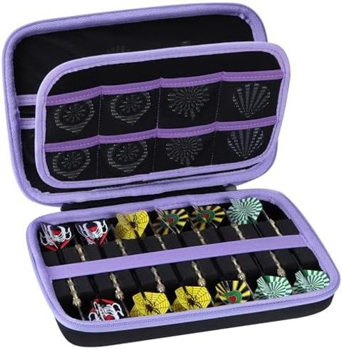 Case Compatible for 12 Darts, Holds Darts and Extra Accessories