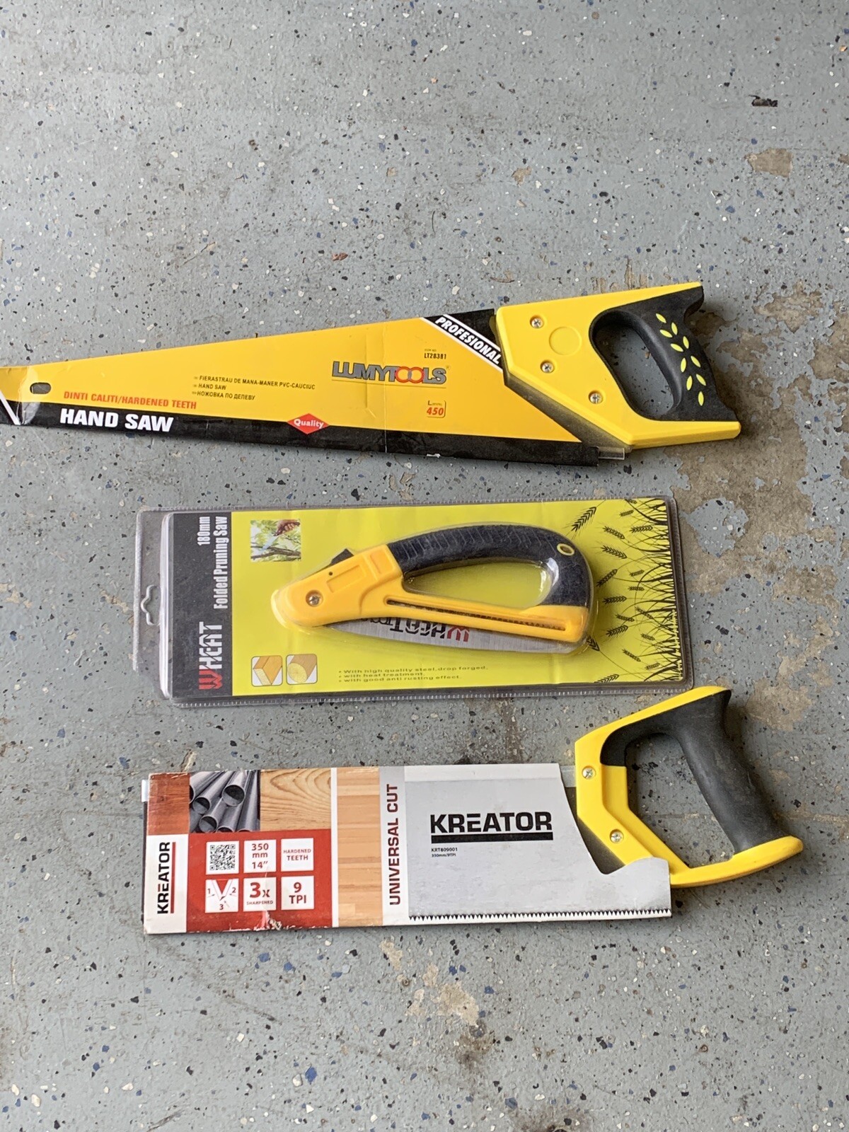 3 Pcs Saw Set, Hand, Pruning, And Back Saw, The Perfect Fathers Day Gift