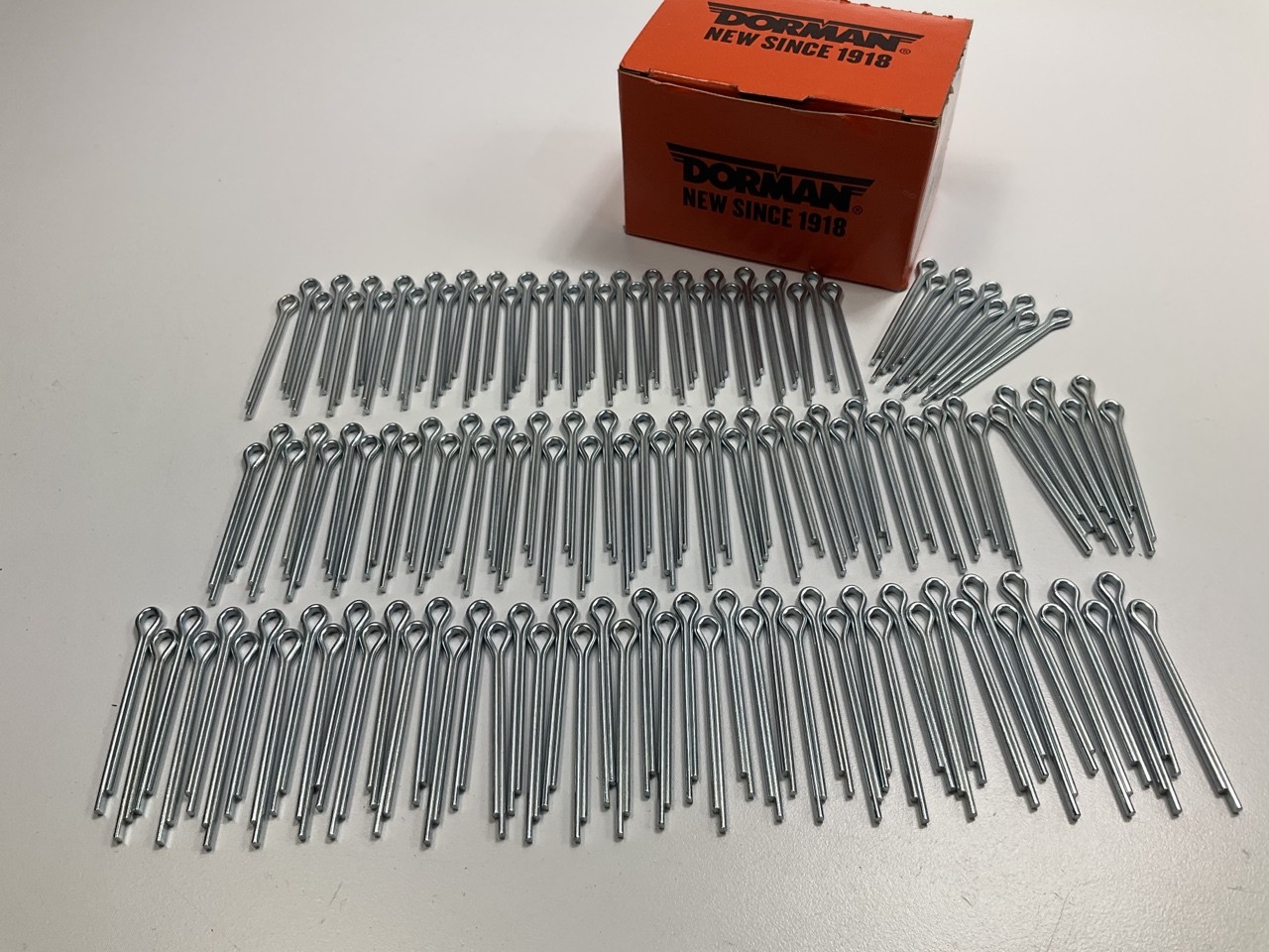 Dorman 800-415 1/8" X 1-1/2" Zinc-Plated Steel Standard Cotter Pins (140 Pieces)