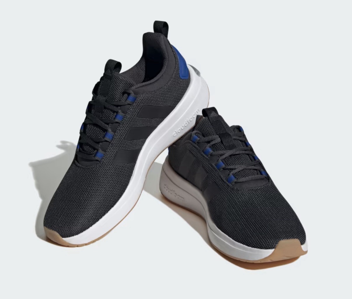 Adidas Racer TR23 Cloudform Running Shoes Carbon Black Mens Size 13 New (IG7328)