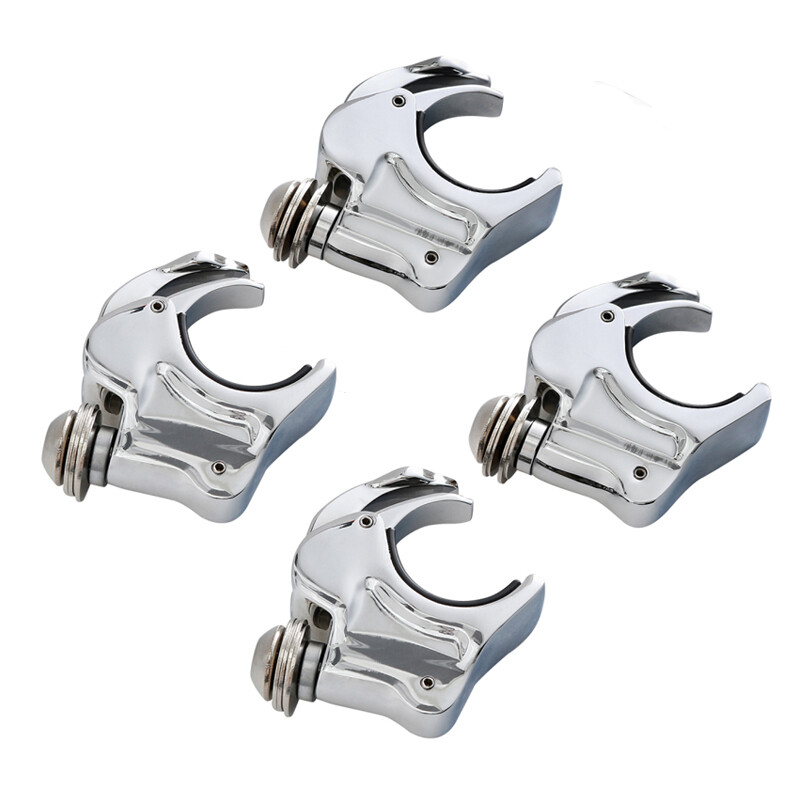 39mm 4PCS Front Fork Windshield Clamps For Harley Sportster 883 1200 Dyna FXDWG