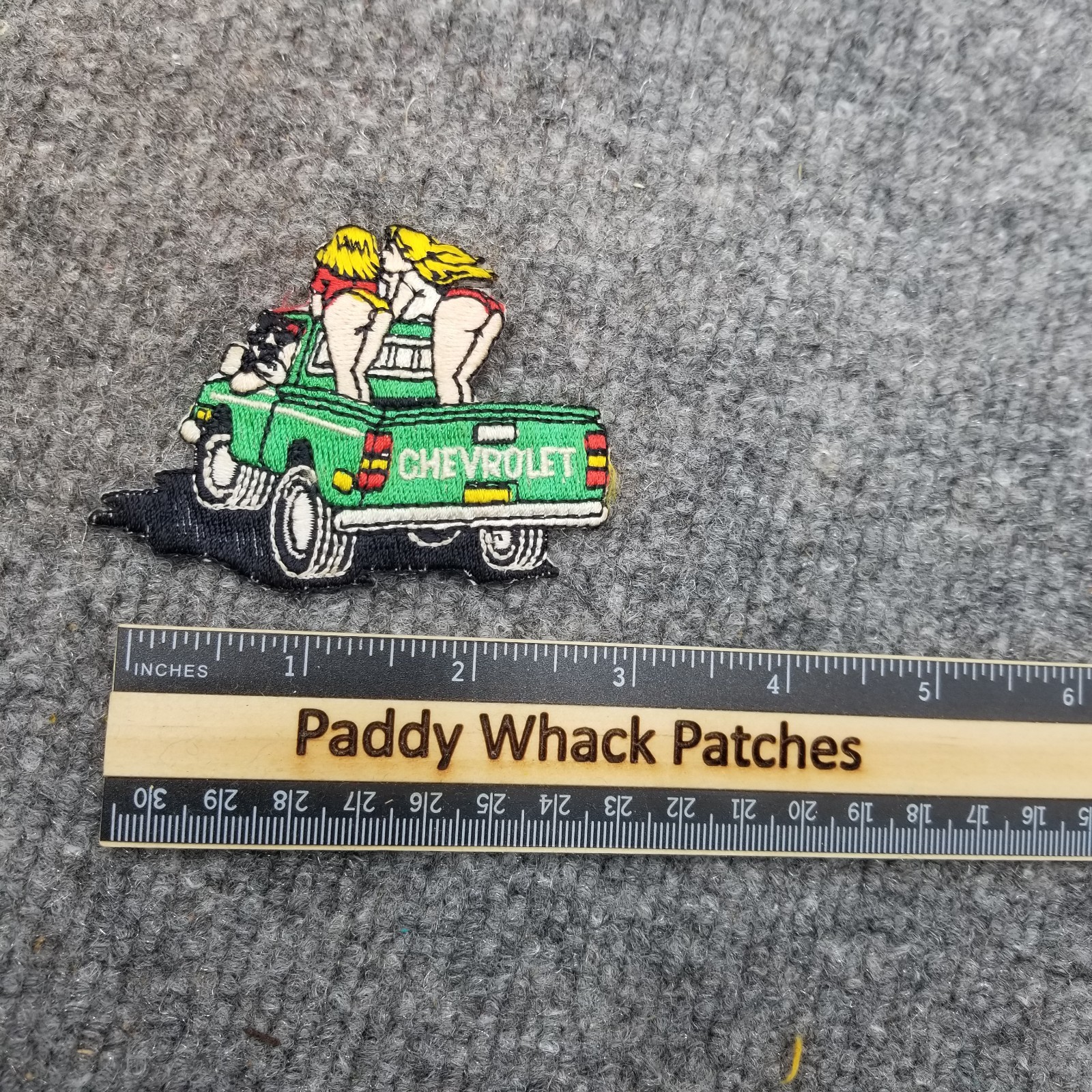 Vintage Chevrolet Truck With Girls In The Back Patch Babes Good Ol Boy AB3