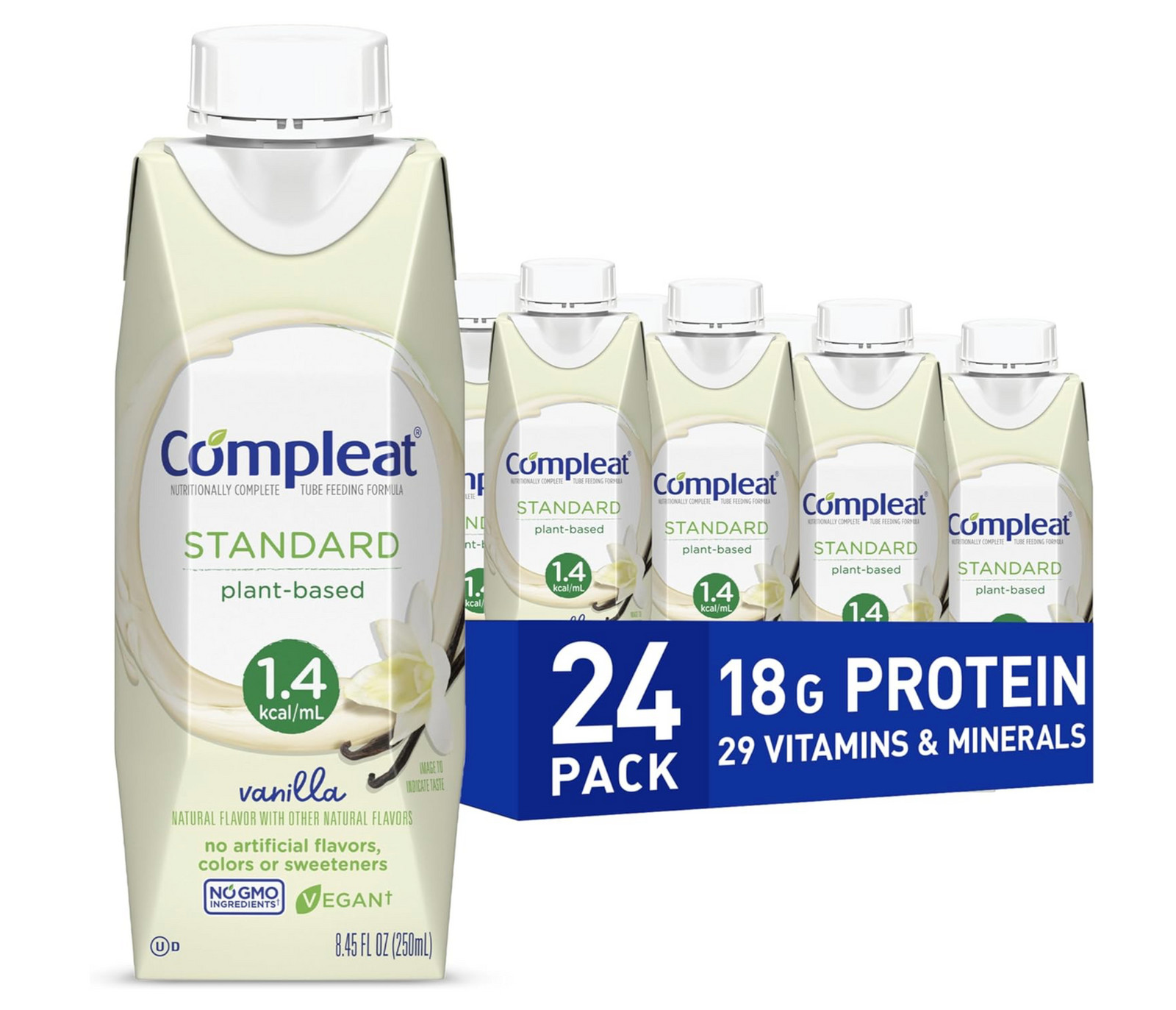 Compleat Standard 1.4 Tube Feeding Formula 8.45 oz - Case of 24