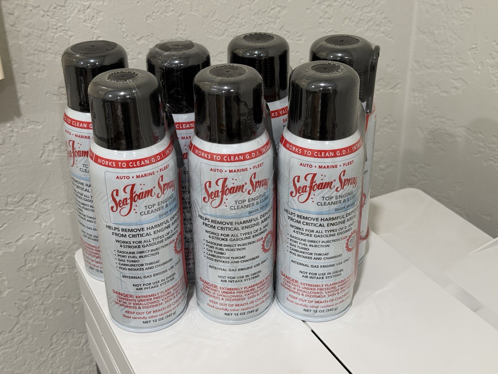 Sea Foam Spray Intake Valve and Upper Engine Cleaner SS14 12 oz Pack of 7