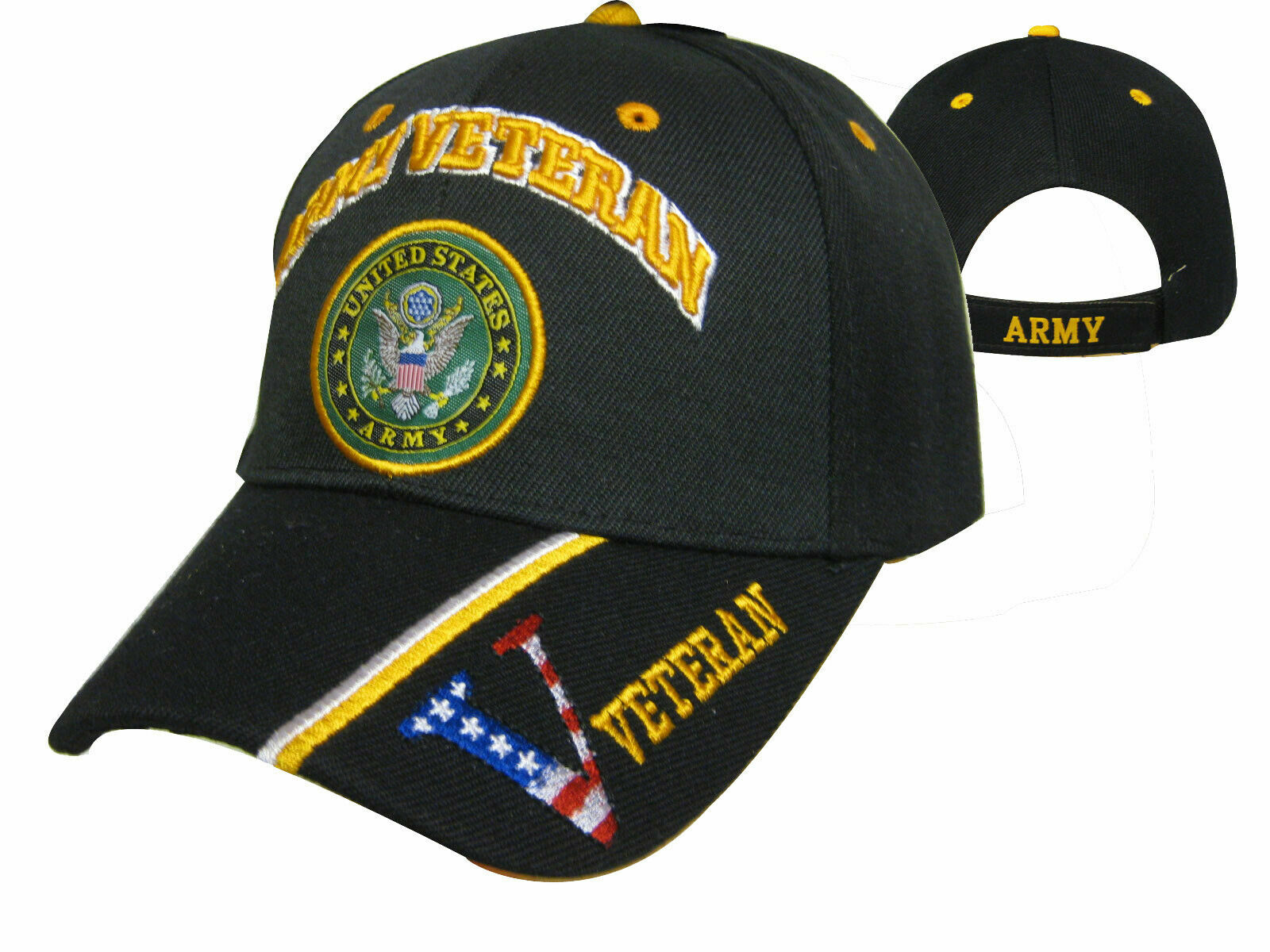 Army Military Hat Veteran Army Cap Official Licensed Baseball Cap
