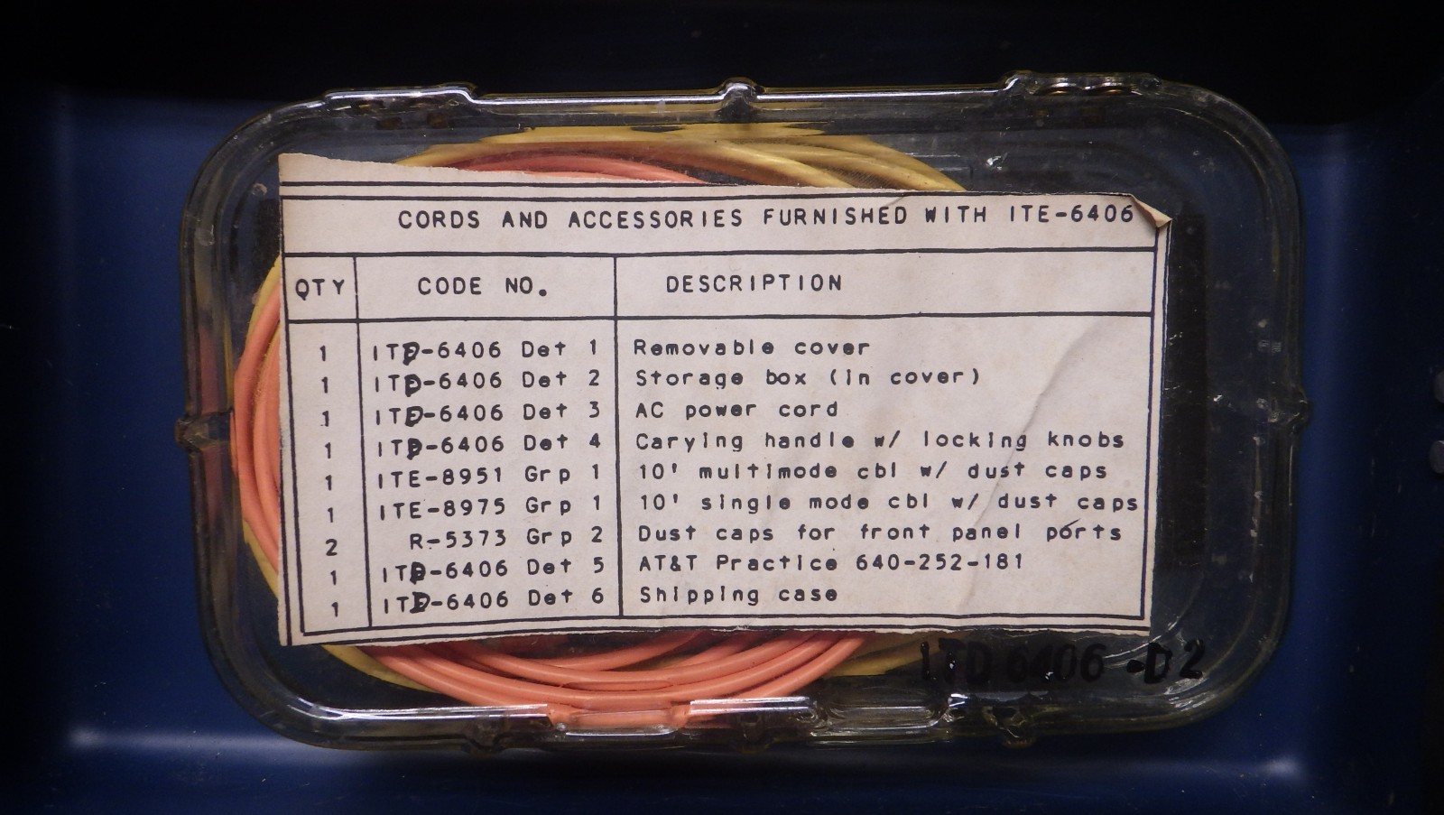 Vintage Electronics Single Mode Optical Loss Test Set
