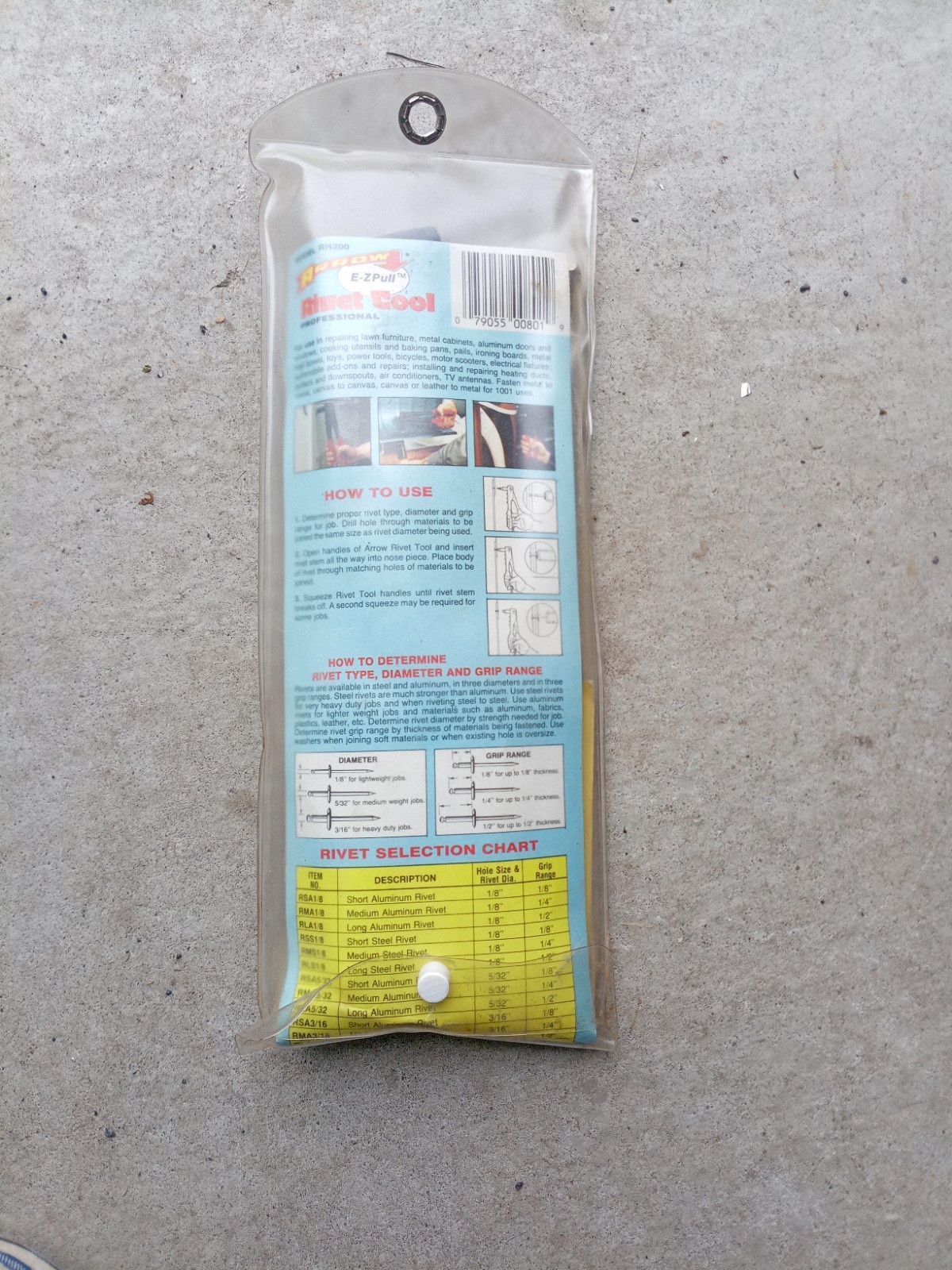 Arrow E-Z Pull Rivet Tool Model RH200 In Original Package.