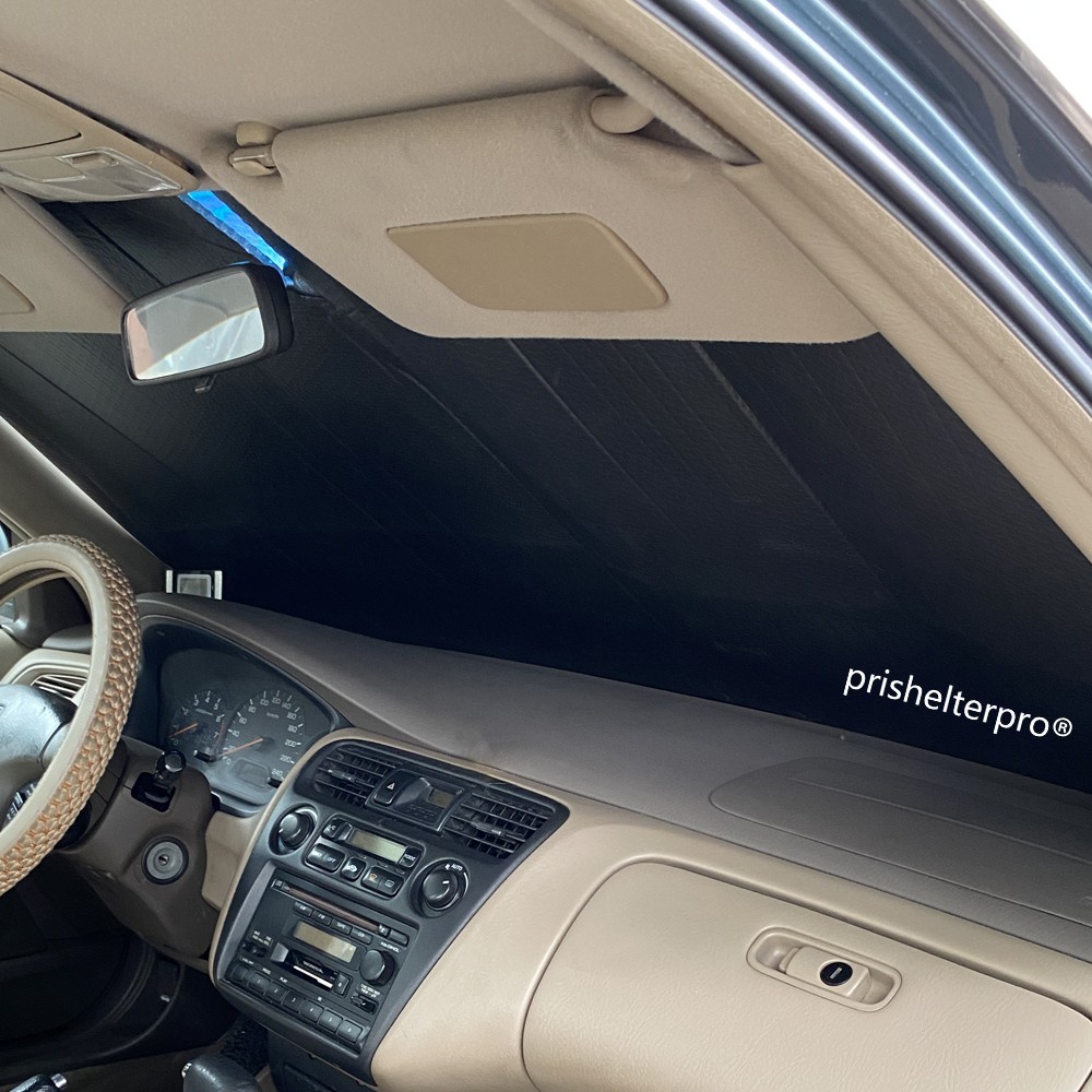 Fit For Honda Accord 1998-2002 Front Windshield Black Silver Camp Rest Sunshade